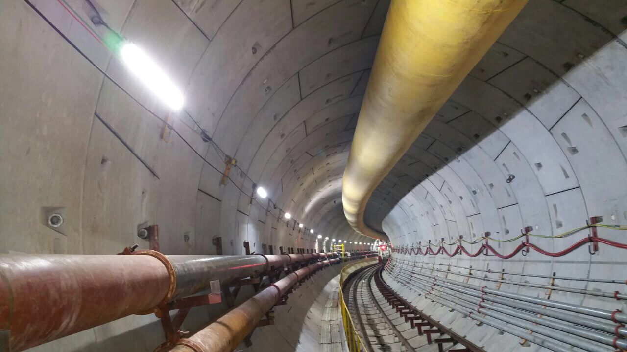 Linear Light Tunnel Light Project