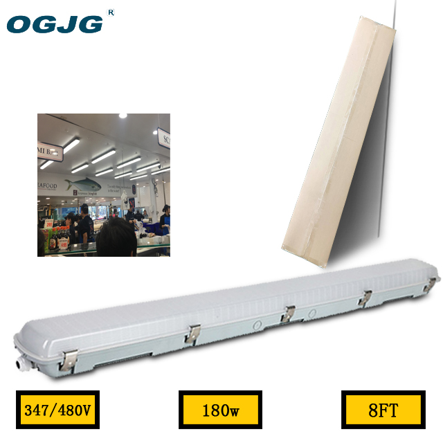 8FT 180W 100-277V 347V IP66 LED triproof light