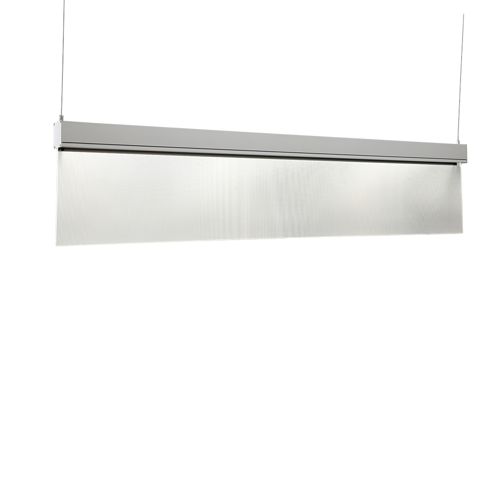 Suspended LED linear pendant light